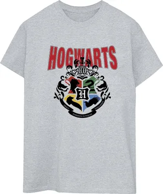 Produktbild von Harry Potter - "Hogwarts" T-Shirt für Damen BI27776 (XXL) (Grau)