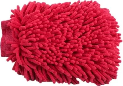 Immagine prodotto di Guanti da lavaggio 2in1 in microfibra, 20 x 13 cm Rosa