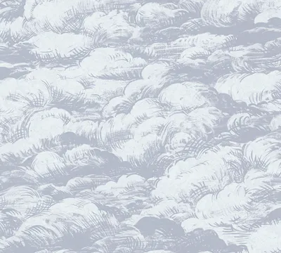 Produktbild von Architects Paper Wolkentapete Jungle Chic Vliestapete grau weiß 10,05 m x 0,53 m