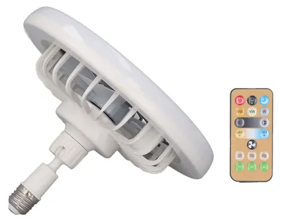 Obrázek produktu pro Stropní ventilátor se světlem - Nastavitelná rychlost - Výkon 30 wattů