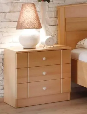 Produktbild von Senio Nachtkommode Nachttisch Nako MDF Natur