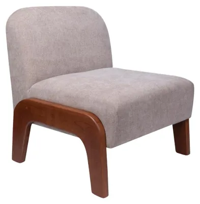Zdjęcie produktu dla HOMLA Fotel LUSENTO beżowy 66x72x72 cm