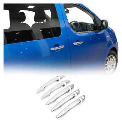 Image de Couverture de poignée de porte pour Citroen Jumpy 2016-2025 chromé double porte