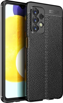 Produktbild von König Design Hülle kompatibel mit Samsung Galaxy A23 Kunststoff Soft Handyhülle - Handy Case Schwarz