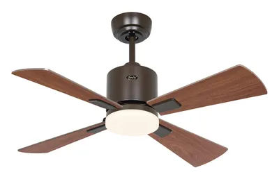 Immagine prodotto di Ventilatore da soffitto ECO NEO III 92 Bronzo - Noce/Ciliegio WiFi con luce