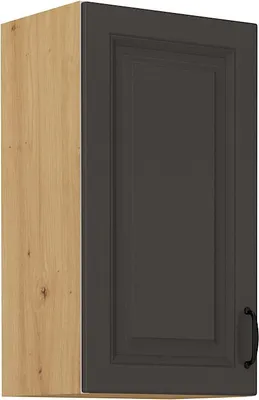 Immagine prodotto di Armadietto superiore da cucina SOPHIA - larghezza 40 cm, grigio scuro / rovere artisan