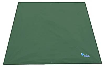 Produktbild von Zeltplane Zelttuch Vorzeltteppich - Größe M 1,8 x 2,2 m - Armeegrün - Wasserabweisend - Tragetasche - Für Camping und Strand