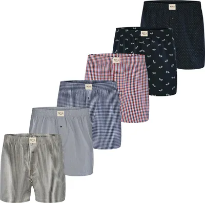 Produktbild von Phil & Co. Berlin Herren Boxer 6-Pack Classics - Mix 12 - Größe XXL