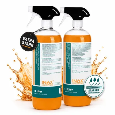 Produktbild von INOX® Sprühwachs 2x1L Auto Spray Wax Autowachs Versiegelung Schnellwachs Lack