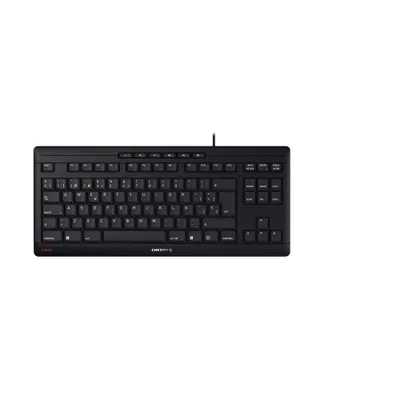 Produktbild von CHERRY STREAM KEYBOARD TKL, Kabelgebunden, USB, Scherenschalter, QWERTZ, Schwarz