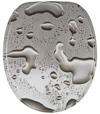 Productafbeelding van SANILO® WC-bril Dewdrop, toiletdeksel rechtstreeks van de fabrikant, toiletdeksel, wc-bril, toiletbril, toilettendeckel, wc-deksel