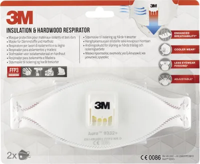 Zdjęcie produktu dla 3M Maska przeciwpyłowa 9332C2 2szt.