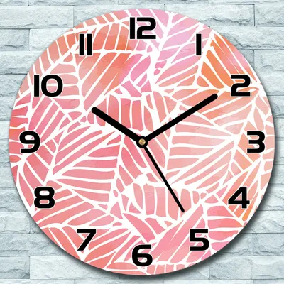 Produktbild von Wanduhr aus Glas Rund fi 30 Abstraktion Quarz Deko Wohnzimmer Büro