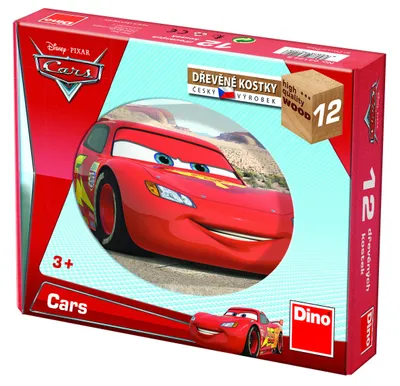 Obrázek produktu pro Dino Dřevěné kostky Cars ve světě