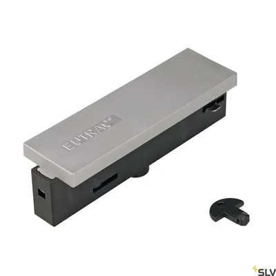 Obrázek produktu pro Eutrac 145534 High voltage mounting rail Connector Middenvoeding Silver-grey