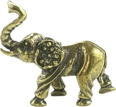 Produktbild von Metallfigur „Indischer Elefant“ von ABINO