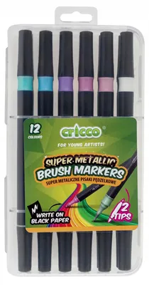 Obrázek produktu pro Cricco Pastelové štětcové popisovače 12 barev