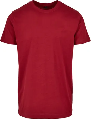Obrázok produktu pre Build Your Brand - Pánske tričko s výstrihom "Basic" RW8520 (S) (burgundská červená)