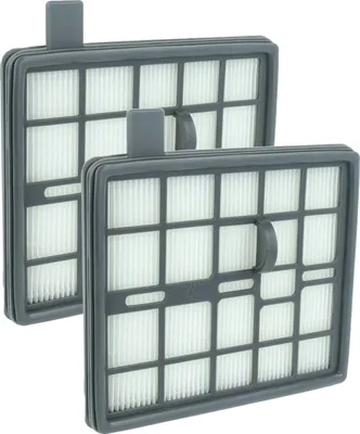 Produktbild von vhbw 2 Staubsaugerfilter Ersatz für Nilfisk 12404730 für Staubsauger - HEPA-Filter Grau Weiß