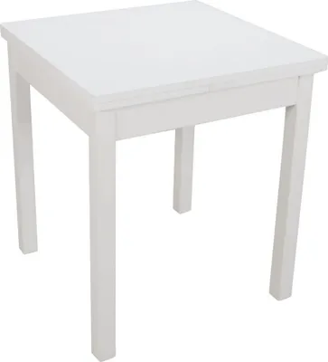 Produktbild von Auszugs-Esstisch Weiß 67-127 cm