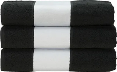 Produktbild von A&R AR080 | Handtuch SUBLI-Me®, 50 x 100 cm - Farbe: Black - Größe: 50 x 100 cm