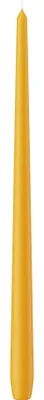 Produktbild von Spitzkerzen durchgefärbt Gelb 400 x Ø 25 mm, 6 Stück