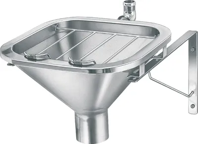Productafbeelding van KWC AR fecale afvoersysteem, SIRIUS, roestvrij staal, 470x360x580 mm, met deksel