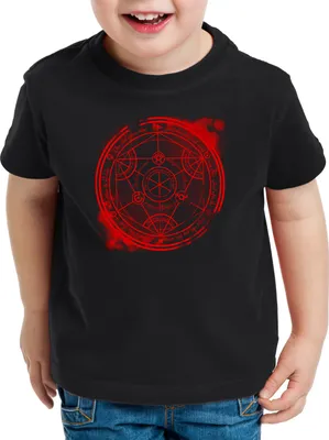 Produktbild von style3 Red Circle Kinder T-Shirt Anime Manga Japan Alchemist