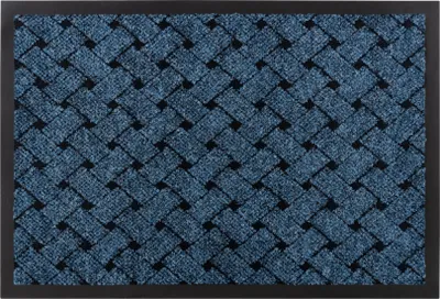 Zdjęcie produktu dla Wycieraczka antypoślizgowa VECTRA 0800 zewnętrzna, wewnętrzna, na gumie - niebieski 50x80 cm