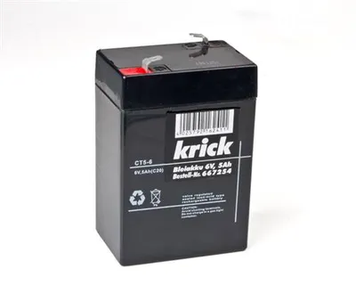 Imagen del producto de Batería Krick, 6V / 5Ah / 667254
