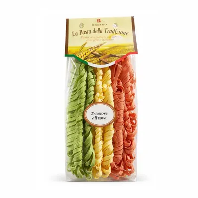 Imagen del producto de Tallarines "tagliatelle" de tres colores, 250 g