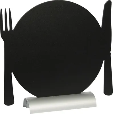 Produktbild von Securit Tischaufsteller SILHOUETTE "Teller"
