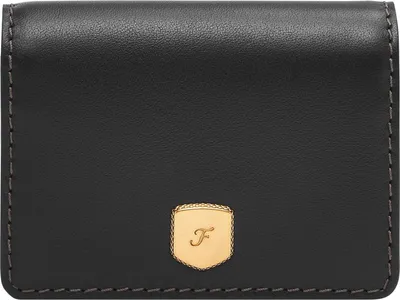 Produktbild von FOSSIL Geldbörse Lennox Small Flap Wallet Black schwarz