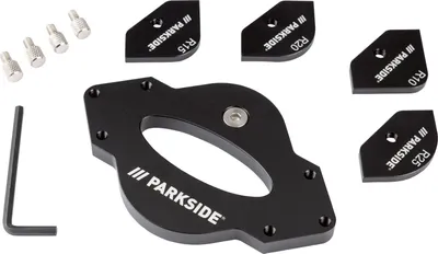 Produktbild von Parkside Aluminium Fräseschablonen für Oberfräsentisch 396015 PAFO 6 A1