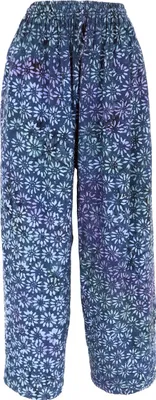 Produktbild von Weite Farbenfrohe Palazzohose, Boho Sommerhose - Dunkelblau, Damen, Viskose, Hosen