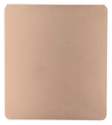 Obrázek produktu pro Podložka pod myš z hliníkové slitiny, zlaté barvy, s protiskluzovou úpravou, vhodná pro počítače a notebooky