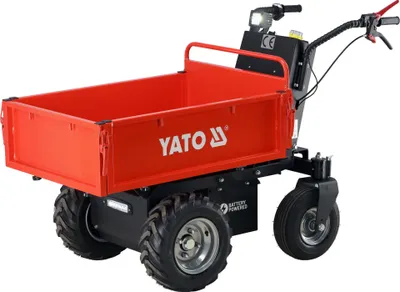 Produktbild von Elektrische Schubkarre 1000W, 500kg Tragkraft, Akku 48V