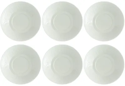 Produktbild von Villeroy & Boch Cellini 6er Set Teeuntertasse 15 cm weiß Porzellan