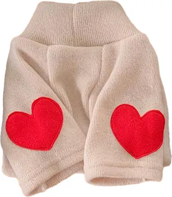 Produktbild von Haustier Pullover Modisches Liebesmuster Hundeshirt Bequeme warme Katzen Zweibeiner Kleidung Haustierbedarf