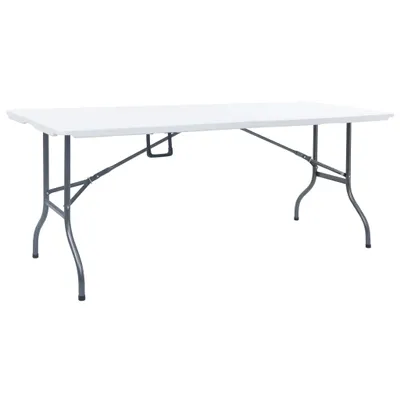 Obrázek produktu pro The Living Store Skládací zahradní stůl bílý 180x72x72 cm HDPE