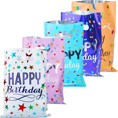 Produktbild von 25 Stück Geschenktüten Geburtstag Weihnachten Kindergeburtstag Hochzeit