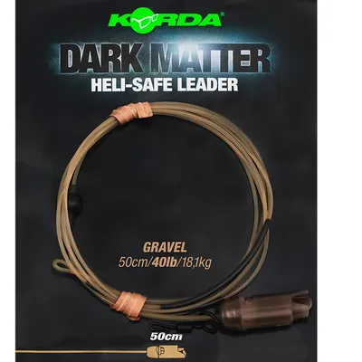 Obrázok produktu pre Helikoptérový prístroj Korda Dark Matter Leader Heli Safe Gravel 40 lb 50 cm
