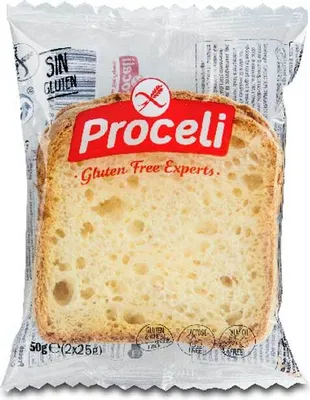 Produktbild von (MHD) Proceli Toastbrot 2 Scheiben 50g