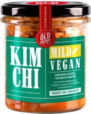 Produktbild von Fabryka 111 | Old Friends Kimchi Mild Vegan - 280g - Pasteurisiert - Vegan - Probiotische Lebensmittel
