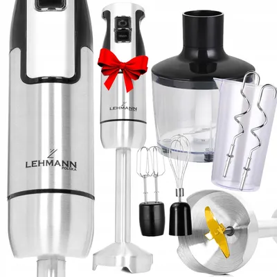 Lehmann Chowmei 12-in-1-Stabmixer-Set mit 8 Geschwindigkeiten und Zubehör