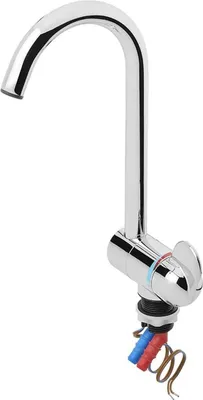 Image de Robinet eau chaude/froide Mitigeur Style 3000 Bec métallique Ø27 mm chrome Robinet de camping pour camping-car Car