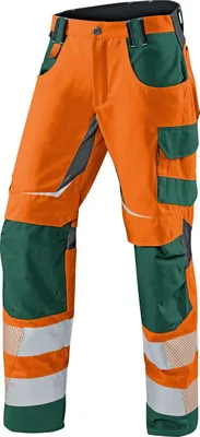Immagine prodotto di Kübler Reflectiq pantaloni estivi PSA 2 warning arancio/verde muschio taglia 27