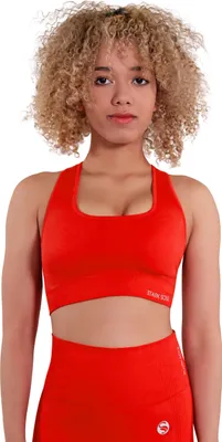 Produktbild von Damen Sport BH Medium Support -Reflect- von Stark Soul® mit Cups & Racerback -  Luscious Red – L