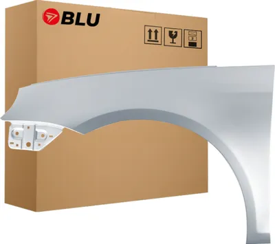Image de BLU Aile Compatible avec VW Volkswagen Eos LK7W Gauche Silber SilberEssenz | 2006-2015 | Avant | Peint| Prêt à Monter | Acier