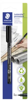 Produktbild von STAEDTLER Lumocolor 317 permanent-Universalstift M (1.0mm) Blisterkarte, schwarz